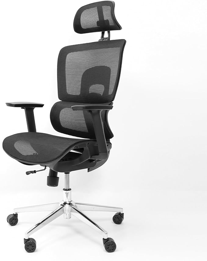 NearHub EC20 Ergonomic Office Chair for Big and Tall 6'5" Tall Max, 400Lbs Computer Desk Heavy-Duty Office Gaming Chair with Adjustable Features, High-Back Design, and Premium Comfort for Office,Home
