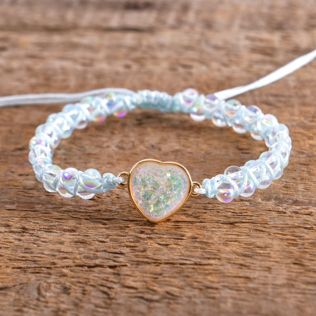YGLINE Healing Crystals Bracelet Yoga Stone Beads Bracelets Meditation Relax Anxiety Bangle for Womens Mens
