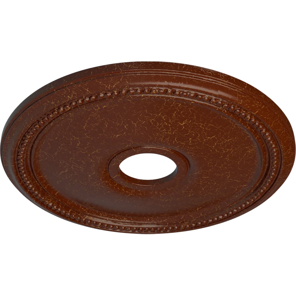 Ekena Millwork Cm18Dibmc Diane Ceiling Medallion, 18Od X 3 5/8Id X 1 1/8P (Fits Canopies Up To 5 3/8), Hand-Painted Burnished Ma