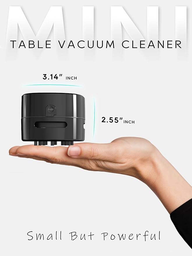 IGOKOTI Desk Vacuum Cleaner (Black)