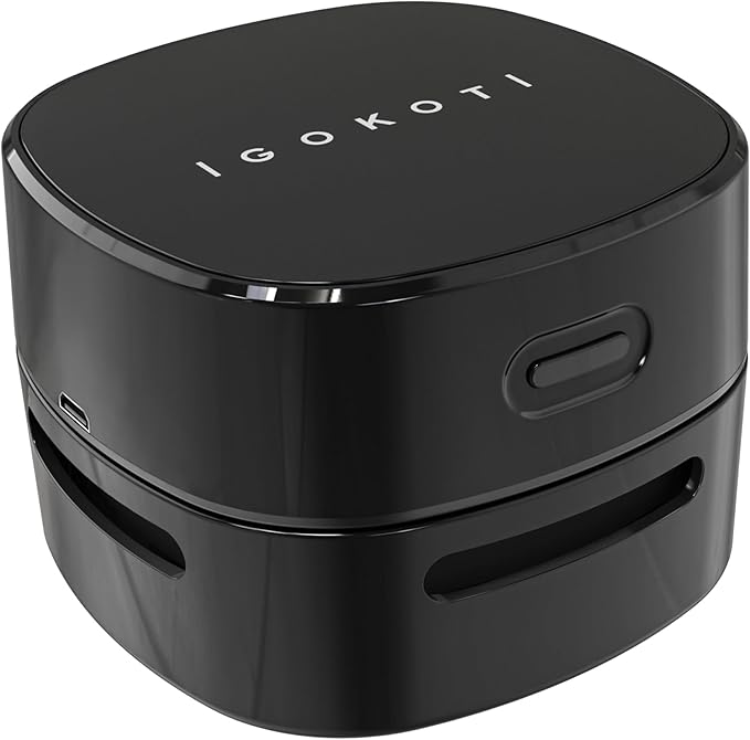 IGOKOTI Desk Vacuum Cleaner (New Black Charging)
