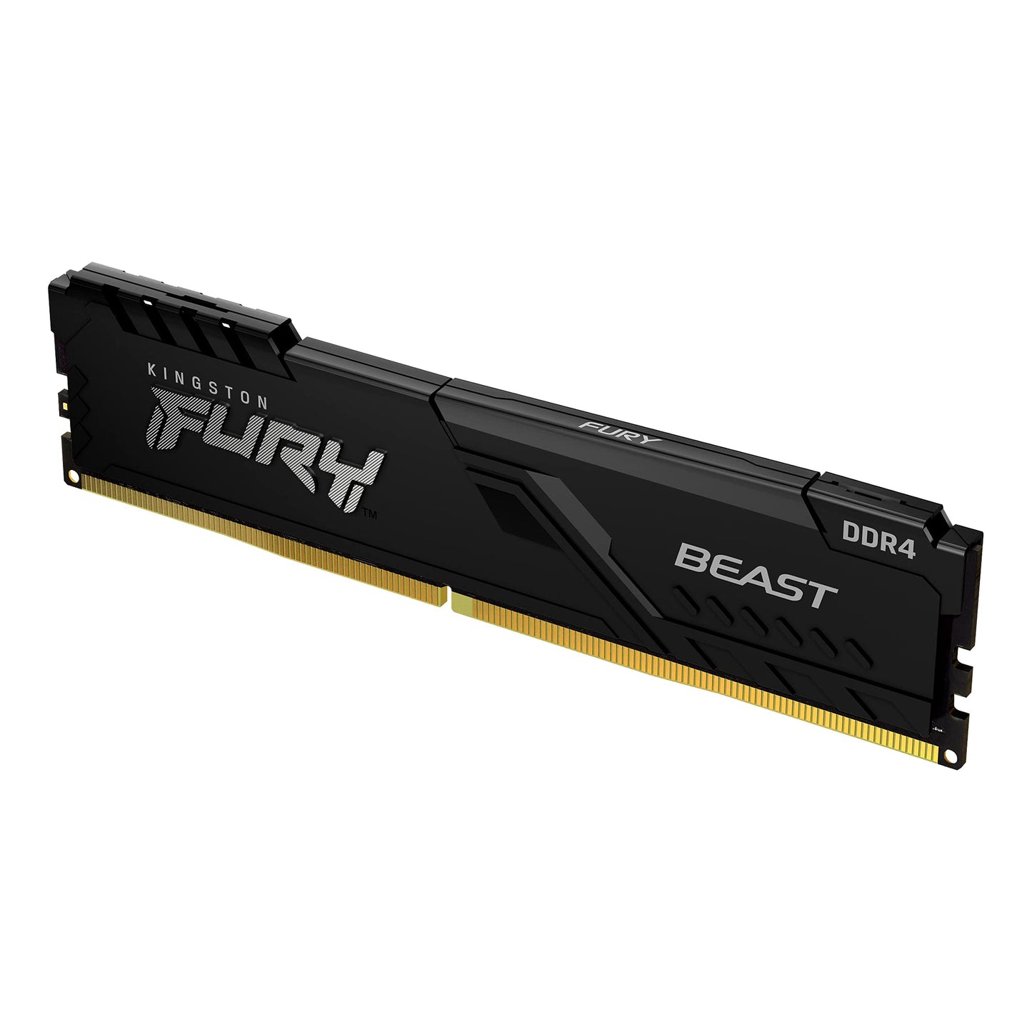 Kingston Fury Beast 64Gb (2X32Gb) 3600Mhz Ddr4 Cl18 Desktop Memory Kit Of 2 Kf436C18Bbk2/64, Black