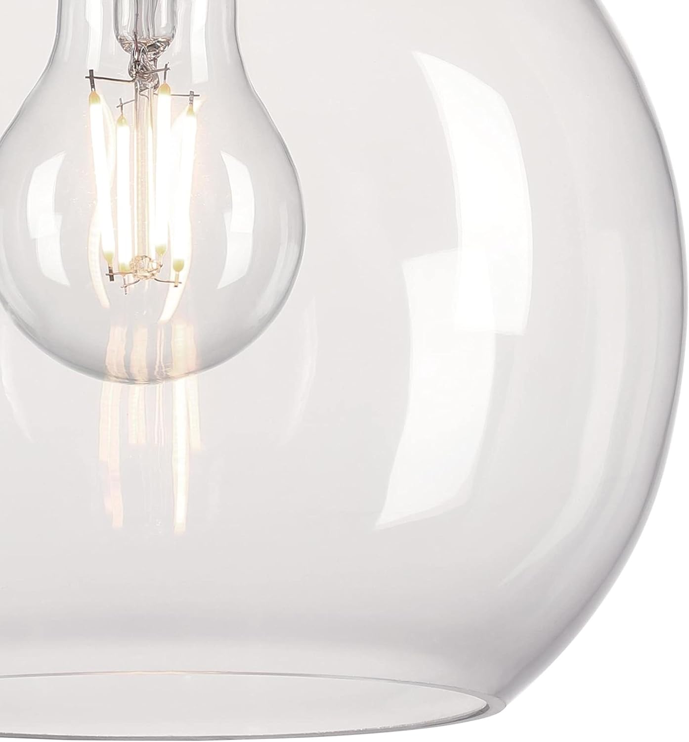 Westinghouse 6130500 Tatze Contemporary One Light Indoor Mini Pendant, Brushed Nickel Finish, Clear Glass