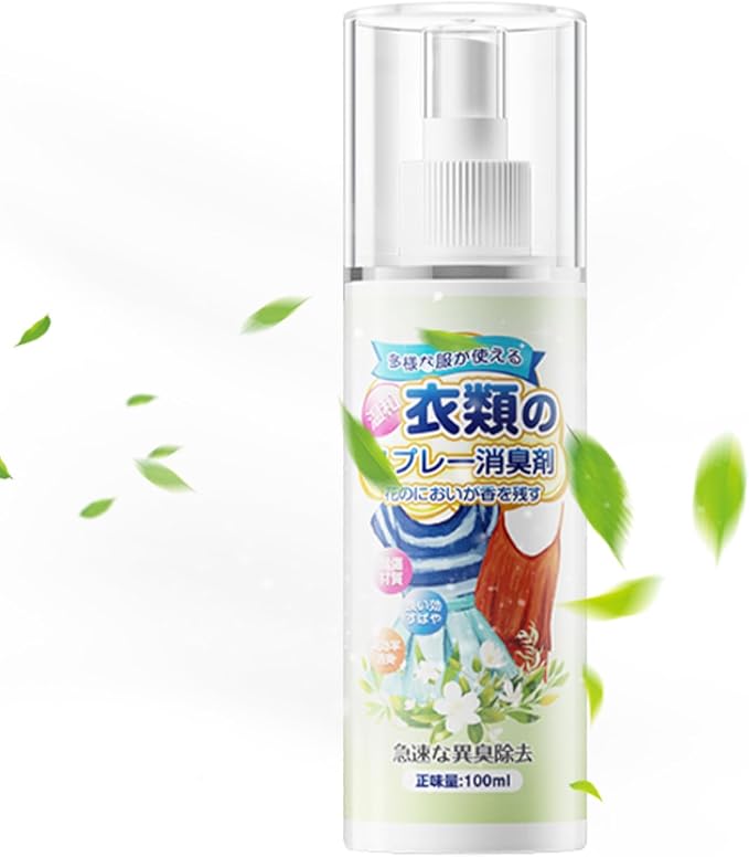 Clothes Freshener Spray | 100ml Washless Odor Remover - Flower Scent Fabric Refresher,for Down Jacket Garment Care Shoe Hat Sofa Travel Home Winter