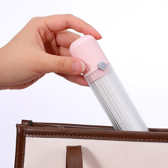 Travel Size Lint Roller Mini for Clothes, Portable Cute Lint Roller with 3 Rolls Refillable, Sticky Rollers Pet Hair Remover for Clothes, Furniture, Cat & Dog Hair, Household Travel Remove Dust