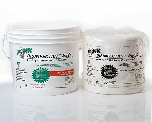 Monk - 69804R Disinfecting Gym Wipes 4 Refill Pack of 800 Count Wipes