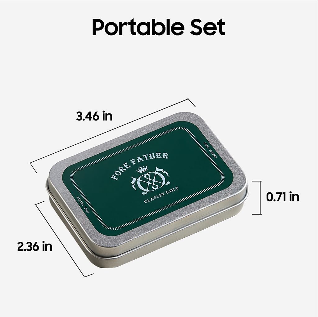 Ball Markers, 0.9 Inch, Made from Stainless Steel and Oven-Cured Enamel; an Essential Accessory for Golfers, Eye-catching and Easy to Spot On The Green, Pack of 4