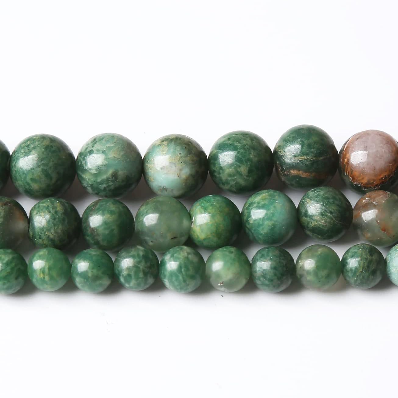 36PCS 10MM Rhyosite Stone Beads Energy Healing Beads for DIY Jewelry Bracelet Necklace Making for Jewelry Making15Inch…