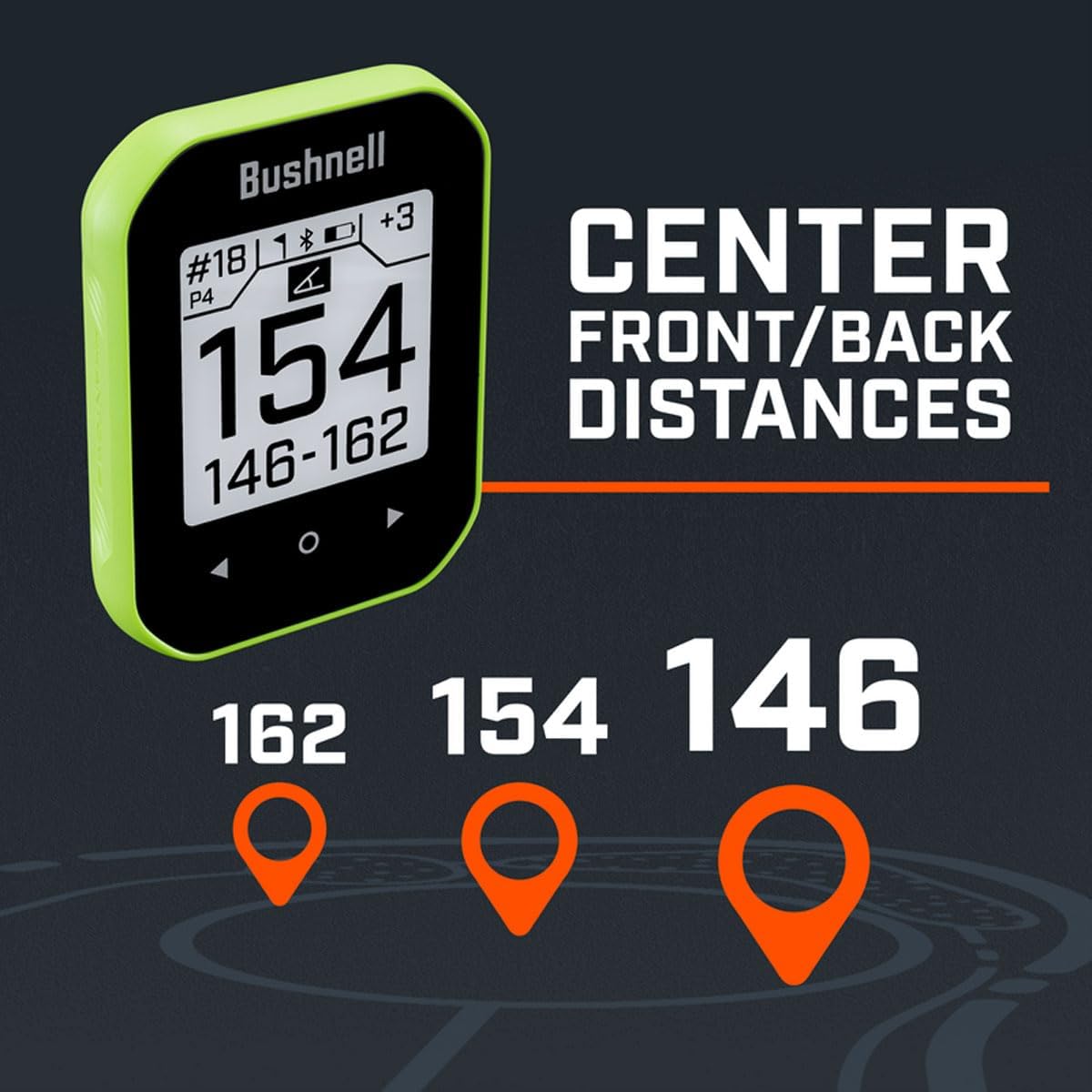 Bushnell Golf Phantom 3 Slope GPS Handlheld (Green) | 38,000+ Courses, Slope Compensation, Hazard Info, Distance Calculator, Scorekeeping, Magnet Mount, Touchscreen | Signature Series Gift Bundle