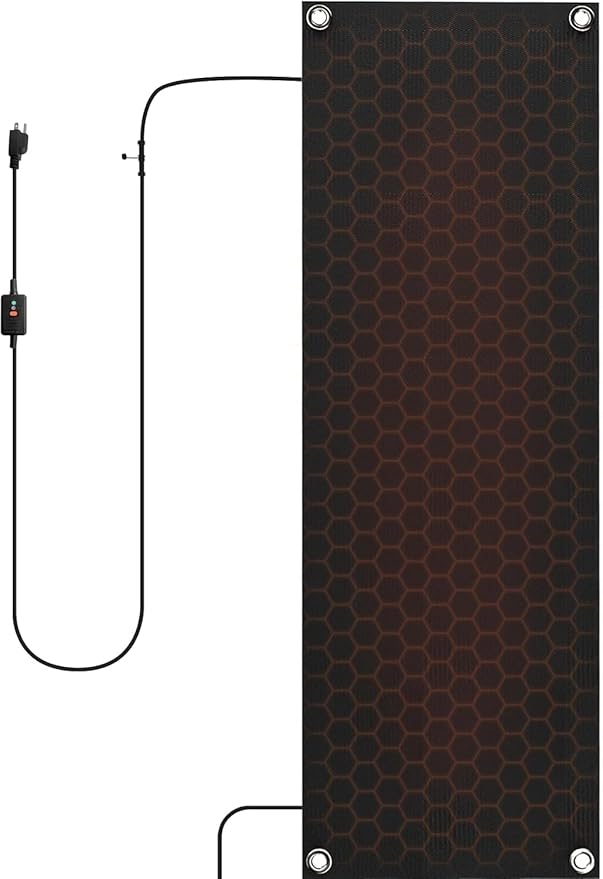 mestyl Heated Snow Melting Mats Outdoor, 20 x 60 Inch Heated Outdoor Mats, Snow and Ice Melting Mats No-Slip Winter Outdoor Heated Mats for Walkway, Sidewalks, Driveway, Stair, Steps, Decks