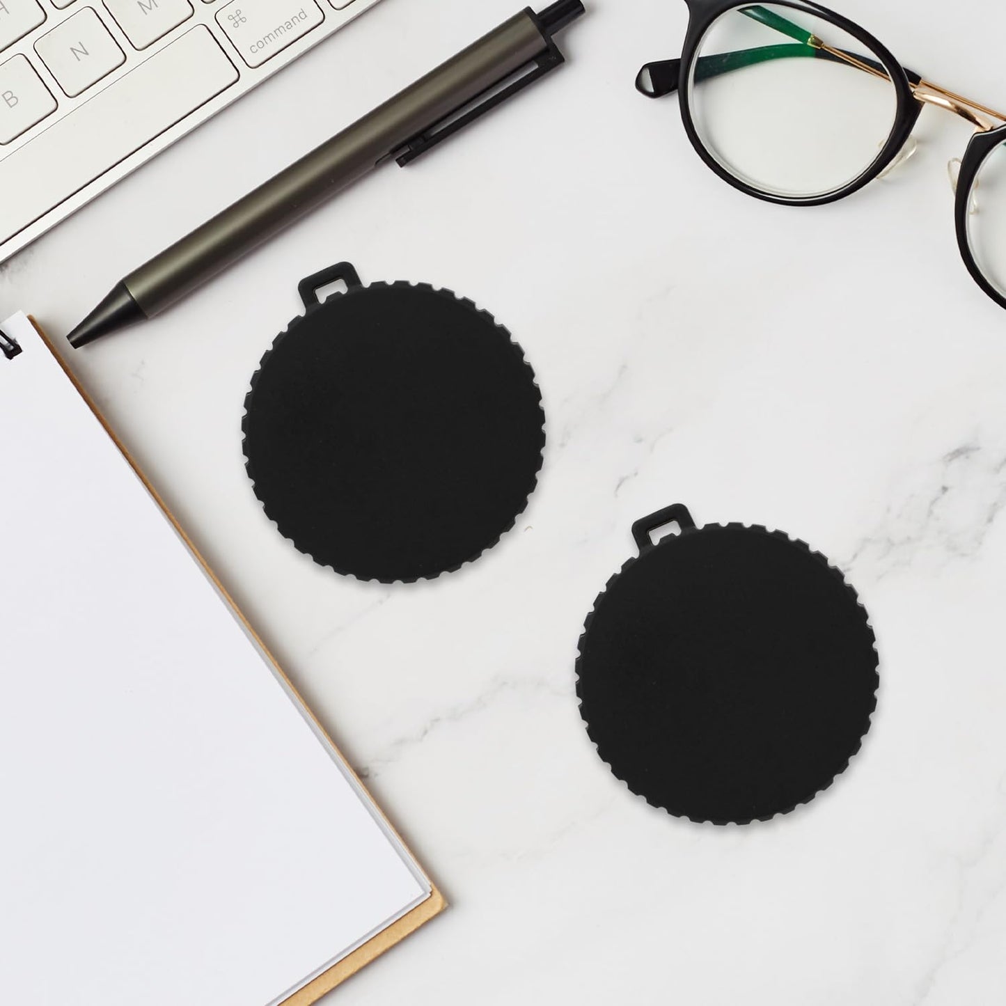 2Pcs Lens Cap For Osmo Action 4 And Action 3, Black Lens Protector Flexible Lens Cover Protective Accessories Compatible With Os