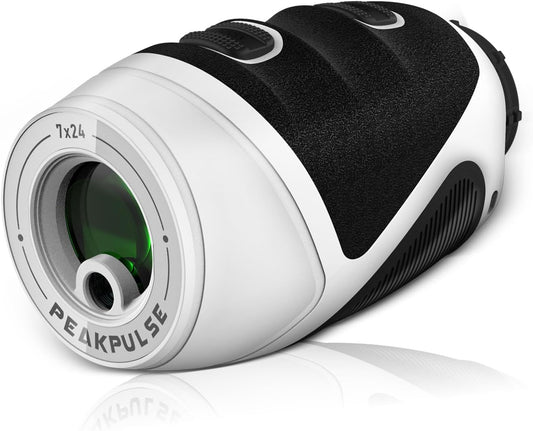 1200 Yards Mini Golf Range Finder for Golfer and Hunter Rangefinder HDLCD 7X Magnification with Slope for Hunting Men Women Rechargeable Flag Locked with Vibration Angle VD HD