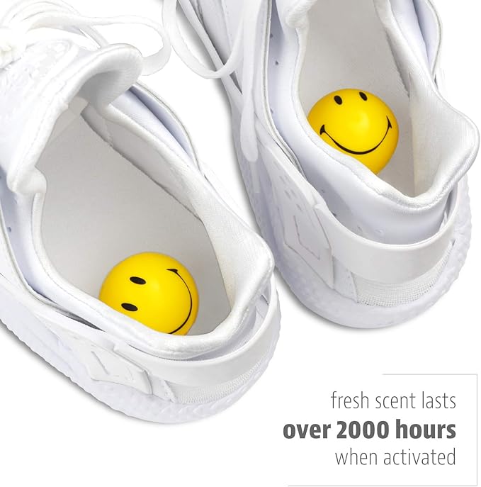 Sneaker Balls Odor-Fighting Shoe Fresheners, Eliminates Unpleasant Smells, Perfect For Sneakers, Gym Bags, Gear Bags, Drawers, Lockers, And More!, Scratch, 6 Pack