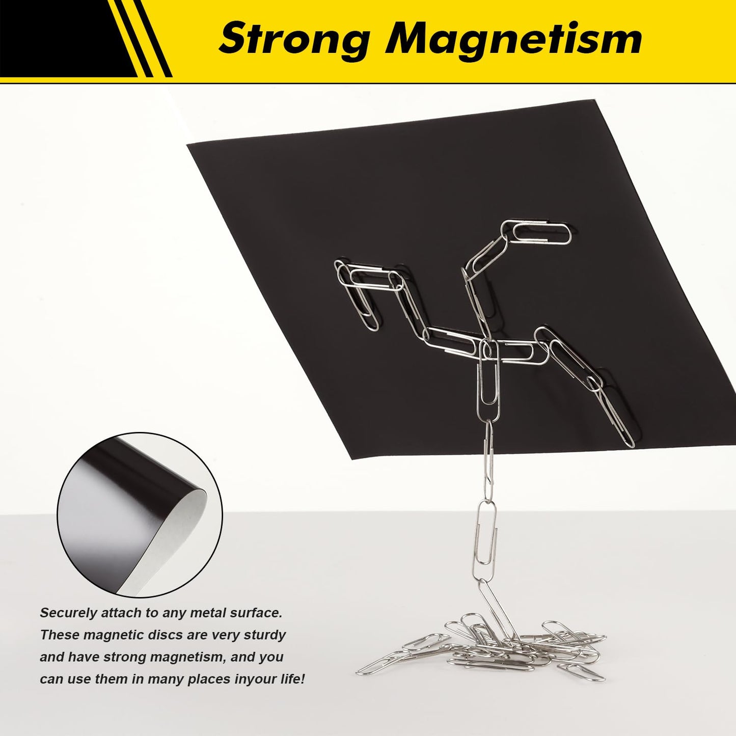 Aertiavty 24 Packs Magnetic Sheets with Adhesive Backing 8.5x11 Inch Adhesive Magnetic Sheets for Dies Storage - 20 Mil Magnetic Contact Paper Peel and Stick, Magnetic Strips with Adhesive Backing