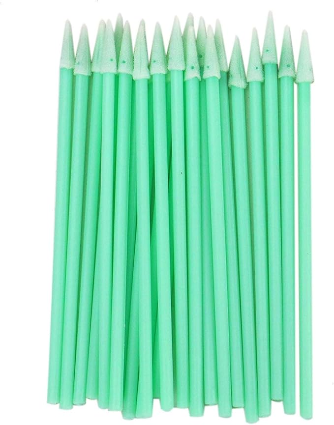 3.0" PCB Board Cleaning Swabs, Cleanroom Lint Free Pointed Foam Tip Swab for Camera, Optical Lens, Electronics, Detailing, Small Hole and Hard-to-Reach Area CK-FS750 (500)