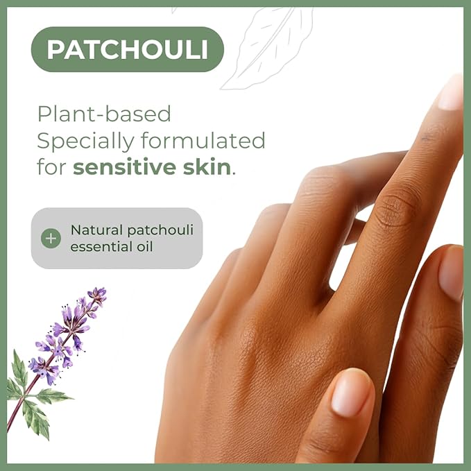 Patchouli Laundry Detergent and Scent Booster Bundle, 32 oz Detergent, 16 oz Booster, Natural Laundry Set, Eco-friendly, Patchouli Essential Oil Scented, Made in the USA