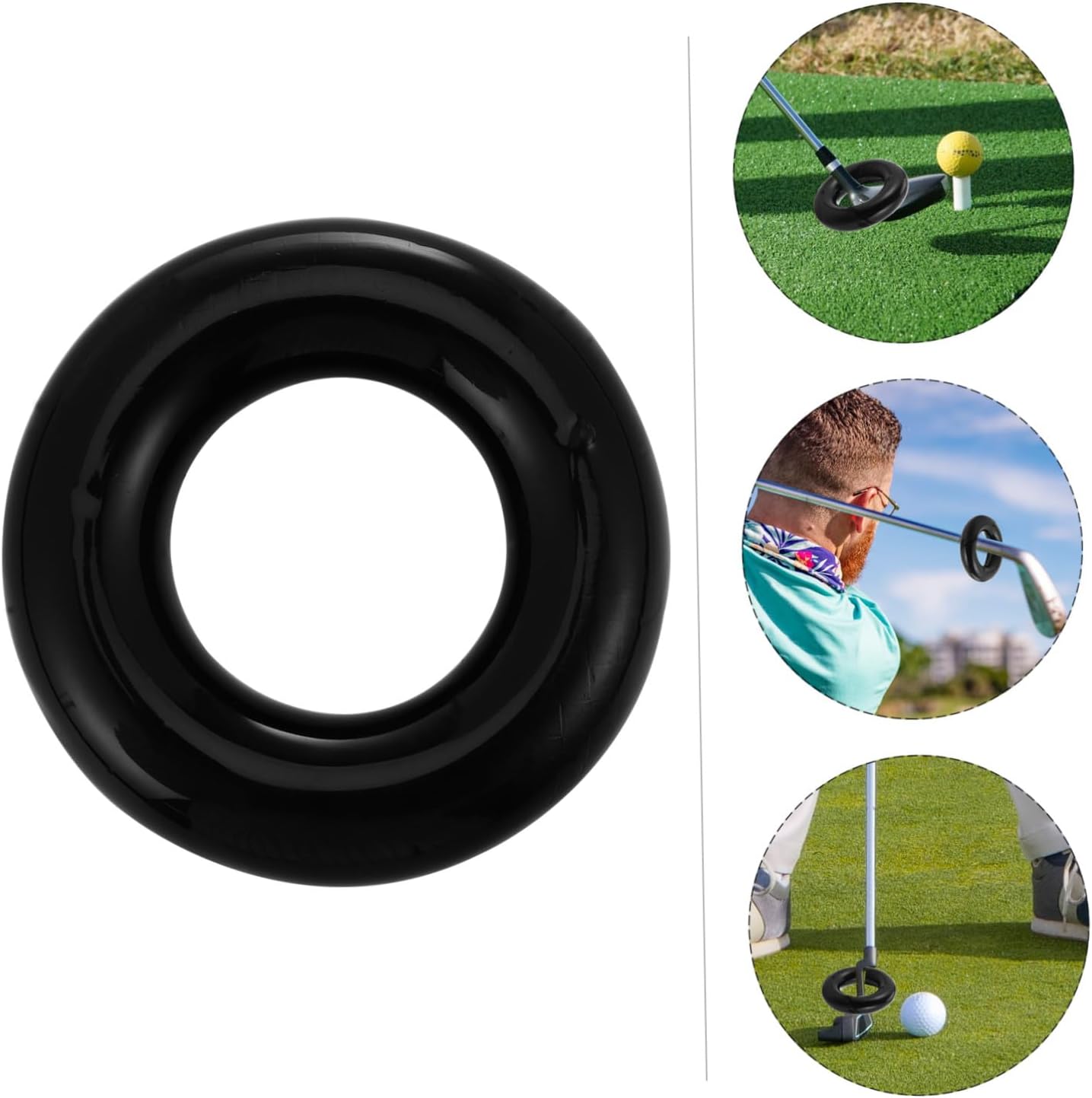 Mikinona Golf Swing Weight Ring Training Aid Warm-up Accessory for Enhancing Swing Precision and Strengthening Muscles Suitable for Golfing Practice and Skill Development
