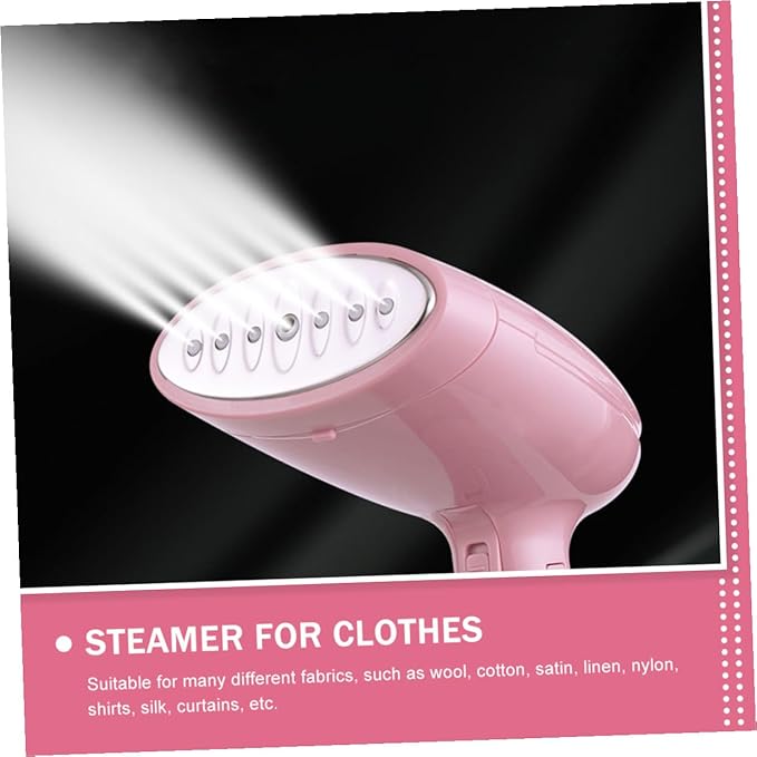 TIDTALEO Portable Handheld Garment Steamer and Iron Wrinkle Remover for Clothes Curtains and Fabrics Fast Heat-up Abs Travel Steamer with US Plug for Home Hotel Dormitory Use