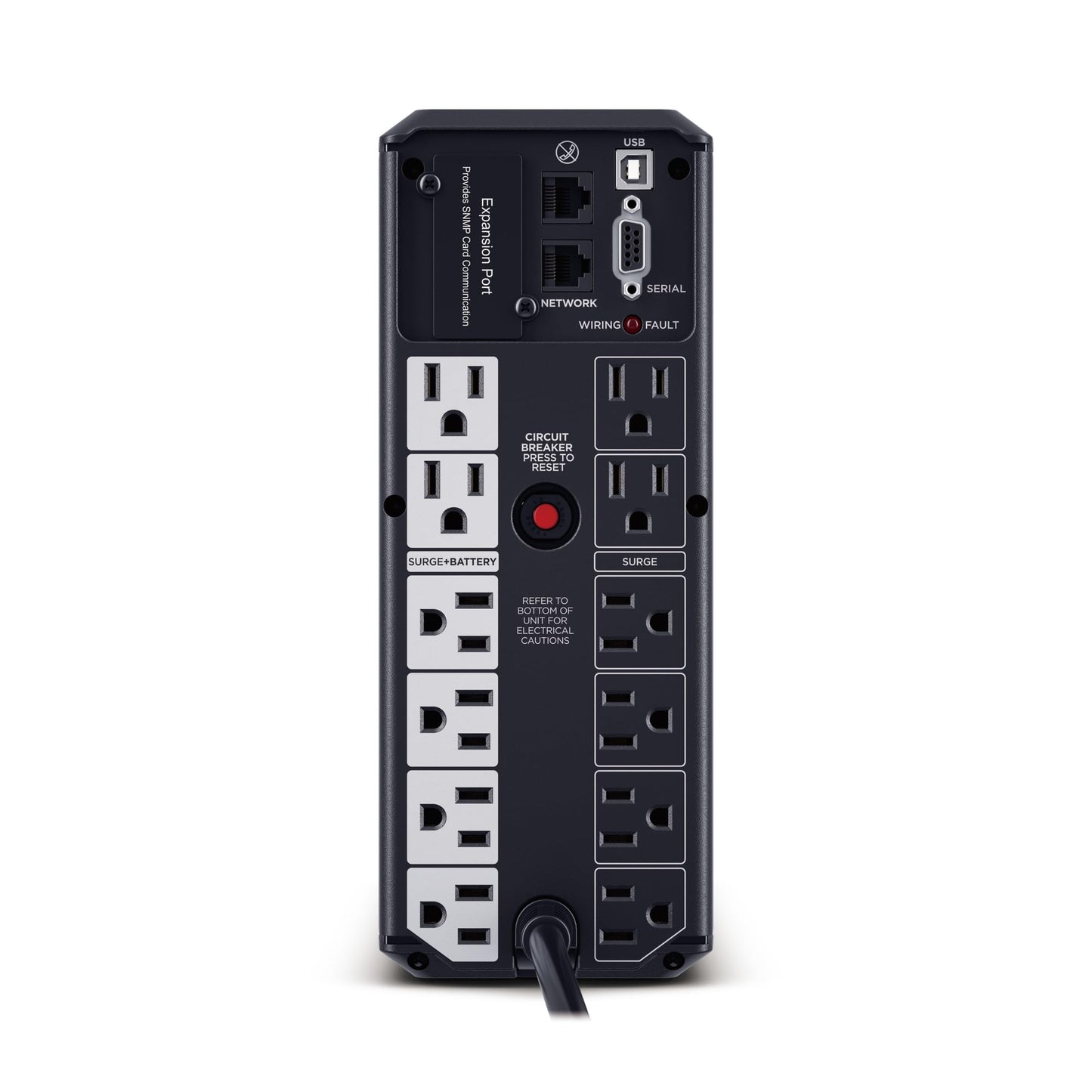 Cyberpower Brg1500Avrlcd2 Intelligent Lcd Ups Battery Backup And Surge Protector, 1500Va/900W, 12 Outlets 2 Usb Ports, Avr, Mini