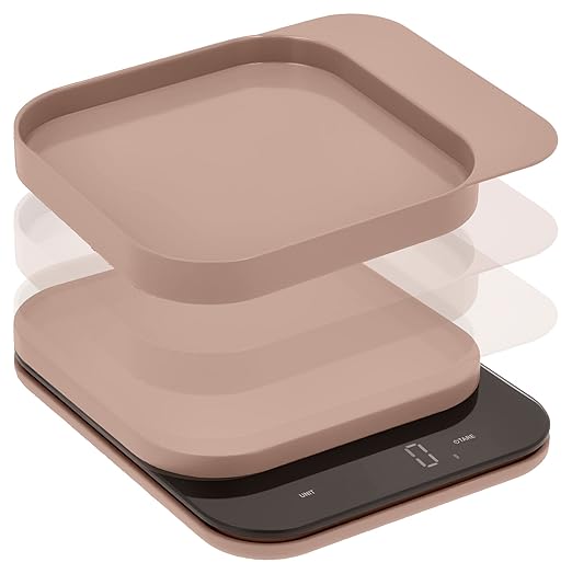 Rosti Mensura Kitchen Scale Accurate Measurements Made Effortless - Experience Precision Cooking with Battery - Powered Convenience - Requires 3 AAA Batteries for Reliable Performance (Humus)