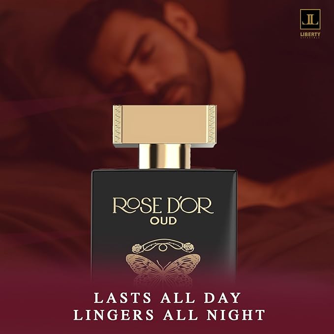 Liberty Rose Oud Anniversary Edition 3.4 Oz/100ml | Unisex Long Lasting Oud Fragrance | Perfume for Men and Women | Woody Floral Oriental Fragrance with Oudh