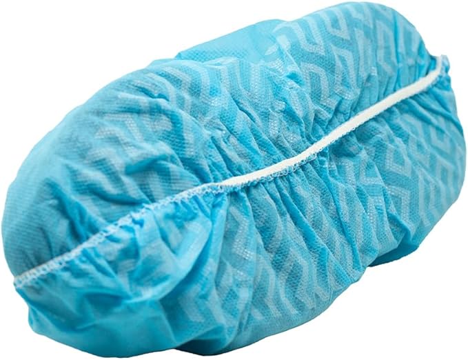 Tronex Non Slip Nonwoven Medical Disposable Shoe Cover, Fluid Resistant, Non-Skid Tread Pattern (300, Unisize)