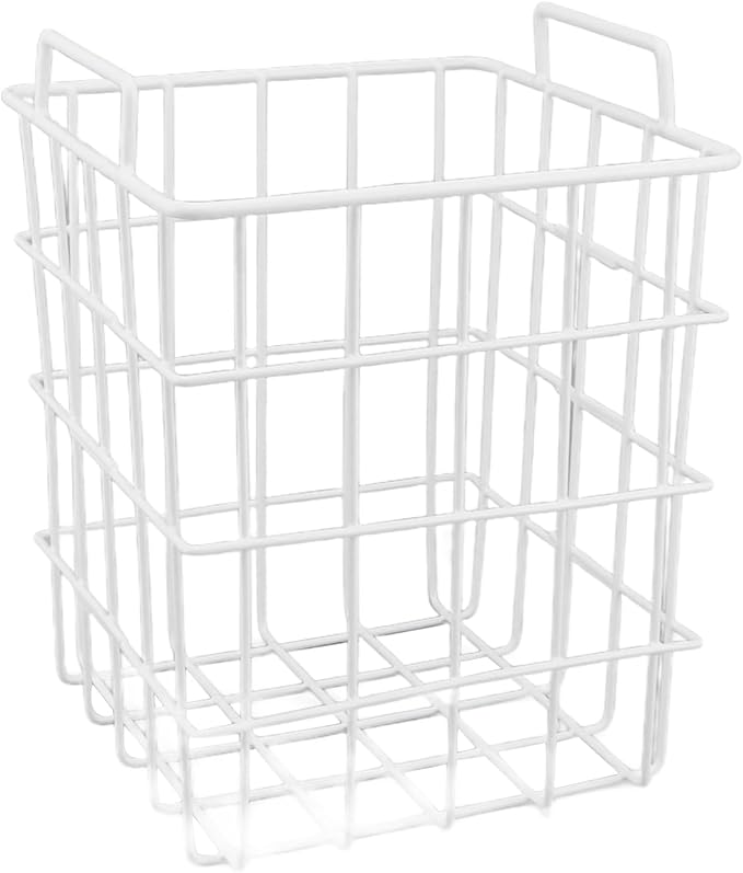 Freezer Wire Baskets Durable High Capacity Deep Fridge Organizer Basket For Kitchen Food (Eeneme3vnsgdpc6e-12)
