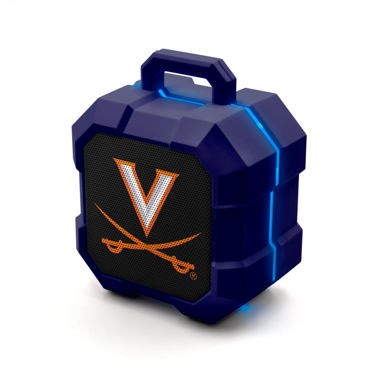 SOAR NCAA Shockbox LED Wireless Bluetooth Speaker, Virginia Cavaliers