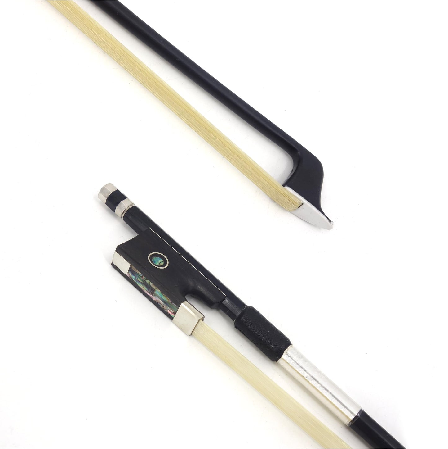 Jinqu Carbon Fiber Violin Bow,Anti-Deformation,Durable And Well Balanced, Made With Bouncy Mongolian Horse Hair,For Professional