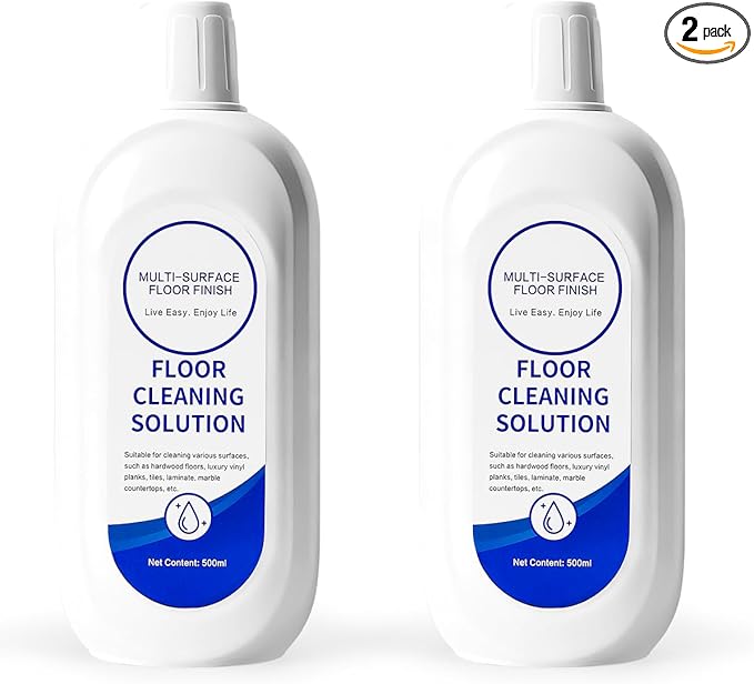 KEEPOW Floor Cleaning Solution Compatible With Tineco Cordless Wet Dry Vacuum Cleaner iFLOOR Series, FLOOR ONE S3 / S5 / S6 / S7 / S9 Artist Series, Unscented, 16.9 OZ*2 Bottle