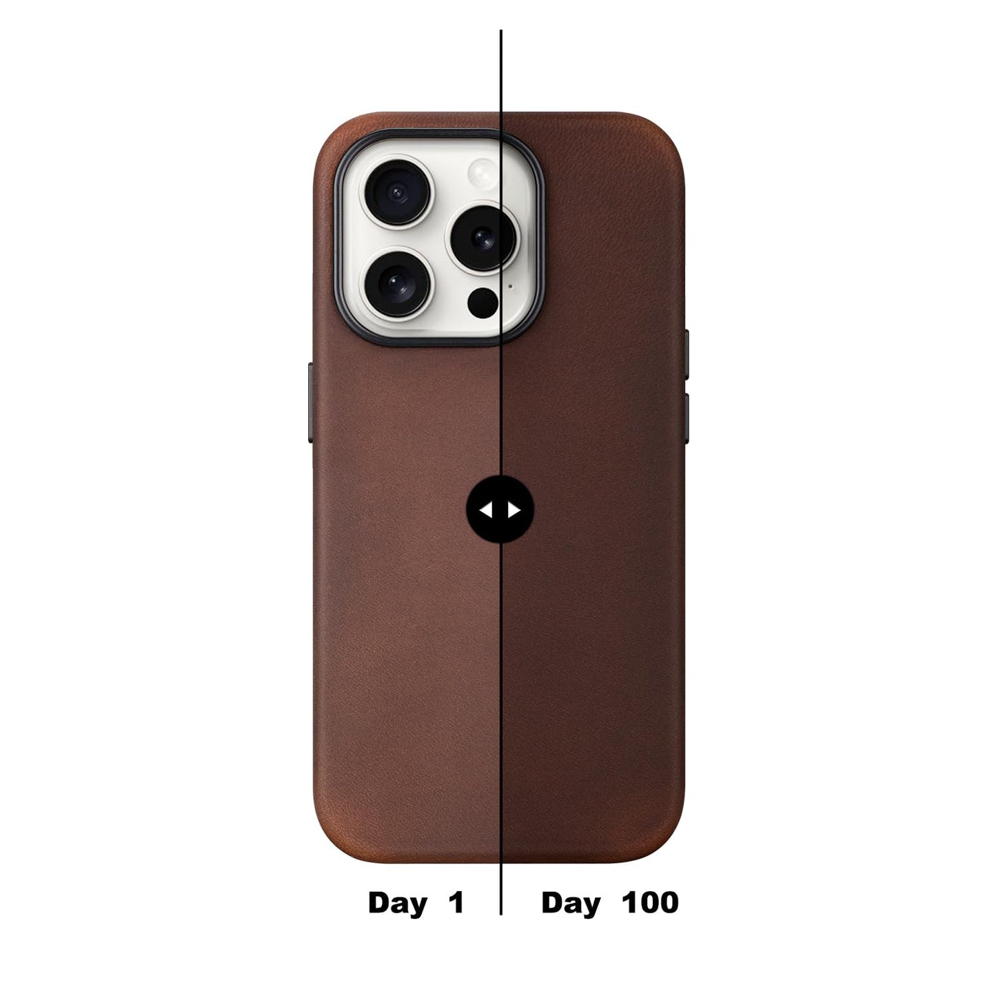 Maogoam For Iphone 12 Pro Max Case Leather, Genuine Crazy Horse Leather Case For Iphone 12 Pro Max, Compatible With Magsafe, Ind