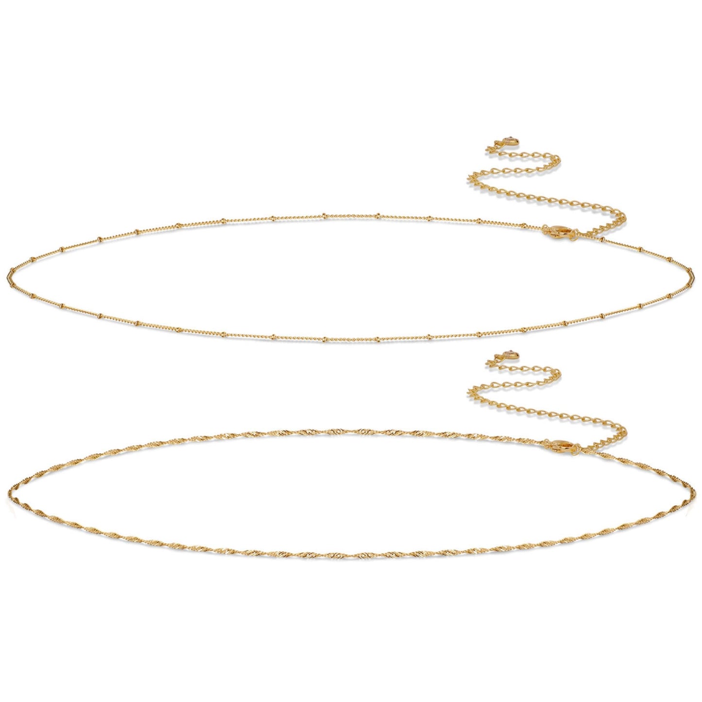 VIROMY Gold Waist Beads Chain for Women Gold Belly Chain Dainty Satellite Body Belt Chain Beach Body Women's Jewelry
