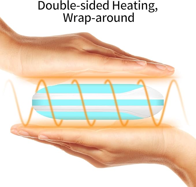 Karecel Hand Warmer Rechargeable, 5200mAh Electric Hand Warmer & Power Bank, Double-Sided Heating, USB Quick Charge, Portable Pocket Heater Handwarmer for Women Mens Gifts, Camping, Winter Sports