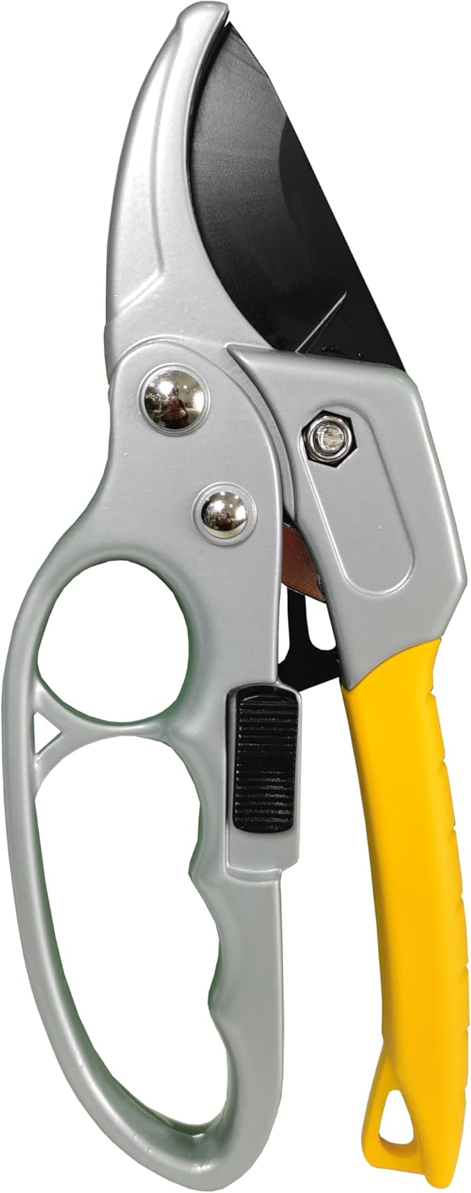 Pruning Shears for Gardening, Work 3 Times Easier, Garden Scissors & Clippers for arthritis weak, Professional Branch Garden Secateurs (Yellow)
