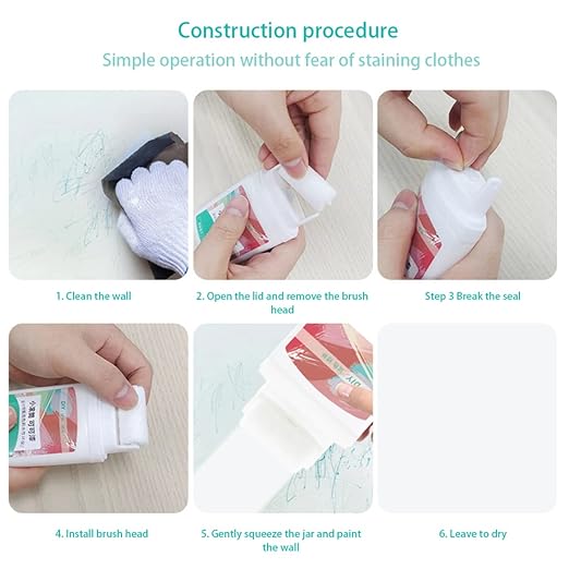 Wall Repair Pastes Roller Wall Mending Agent Repair Putty Spackle Hole Filler 100ml
