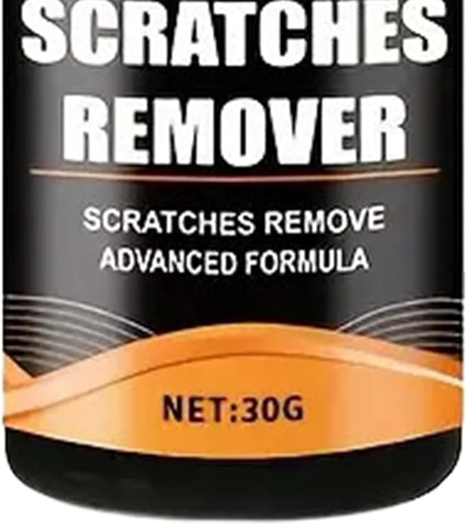 Eyeglass Scratch Remover, Effective Scratch Removal, 30g, Lens Cleaning Kit, Sunglasses Cleaner, With Built In Sponge Applicator, For Eyeglasses, Sunglasses, Watch, Camera, Car Windshield, Auto Window