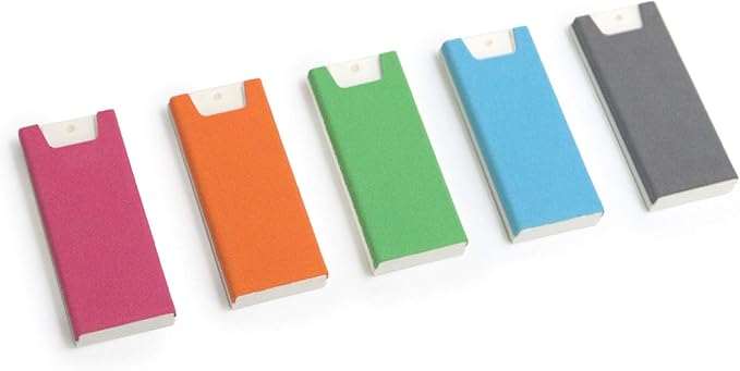 PhoneSoap Shine - 2 in 1 Cell Phone and Screen Cleaner with Attached Microfiber Cloth (5 Pack - 5 Colors)