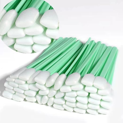 200 PCS Professional Foam Cleaning Swab Sticks, Dust-Free Cleaning Sponge Tip Swabs Printer Heads, Scanners, Camera Lenses, Chip Hard Disk Industries, Optical Lenses and Optical Equipment