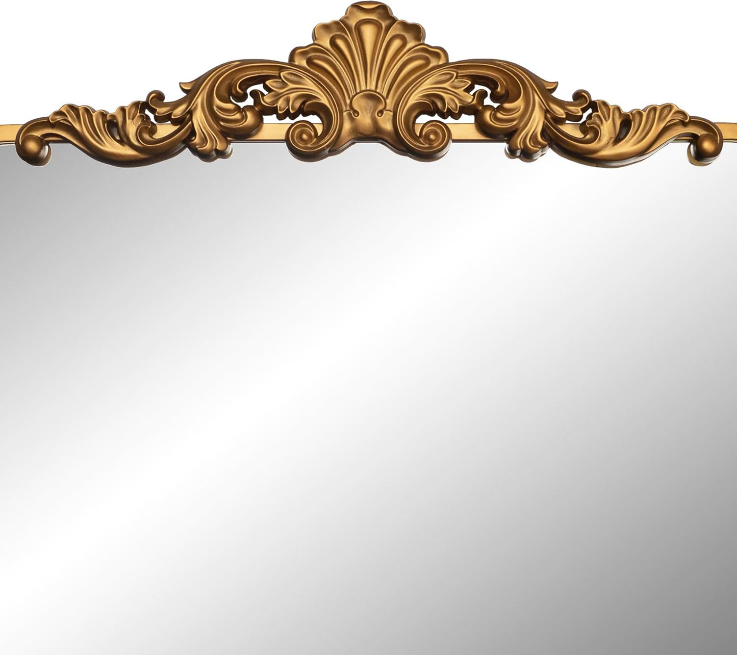 Ruomeng Traditional Wall Mirror, Vintage Bathroom Mirror Baroque Inspired Wall Décor, Gold Accent Mirror for Vanity Entryway and Living Room, 24” x 36"