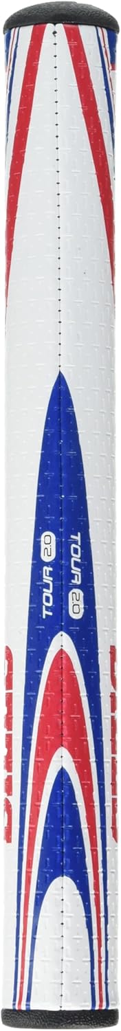 SuperStroke NFL Golf Club Grip, Standard Size, Black, Rubber, Textured