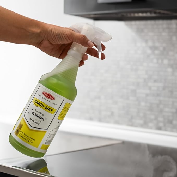Handi-Way Spray Cleaner - Cleaning Agent for General Tasks, Safe on Most Surfaces, Mild Sassafras Scent