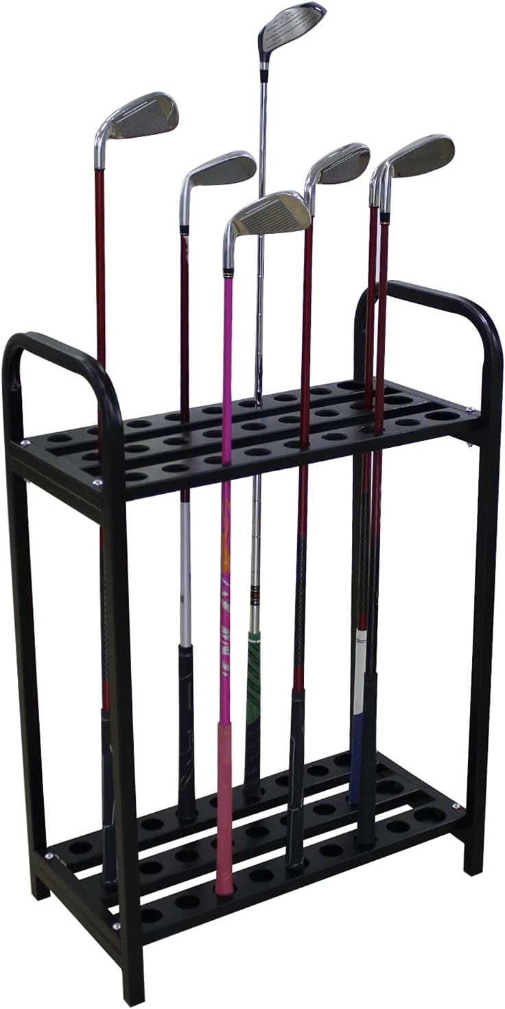 LOYALHEARTDY Golf 18-hole Cue Display Stand, Golf Club Organizers, Golf Club Rack Golf Clubs Shelf,Golf Club Accessories