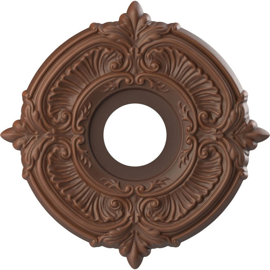 Ekena Millwork Cmp13Atdru Attica Thermoformed Pvc Ceiling Medallion (Fits Canopies Up To 5), 13Od X 3 1/2Id X 3/4P, Universal Ag