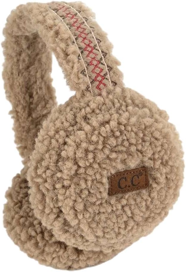 C.C Soft Winter Warm Adjustable Headband Ear Warmer Earmuffs