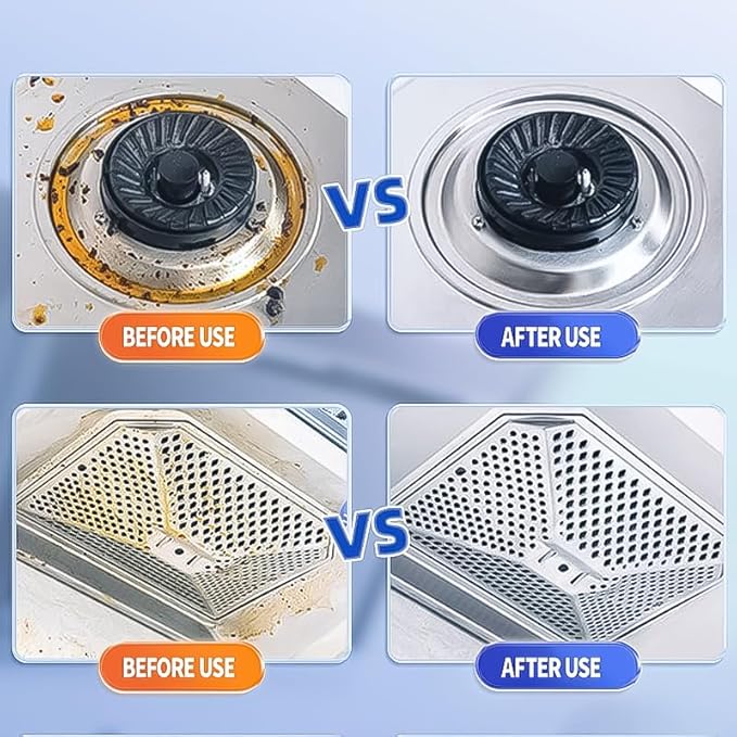 LANWEXY-heavy duty glass stove top oven bbq grill microwave cooktop cleaner spray、for outdoor grill electric stove top、non toxic fume free (2 bottles【recommended for light oil stains】)