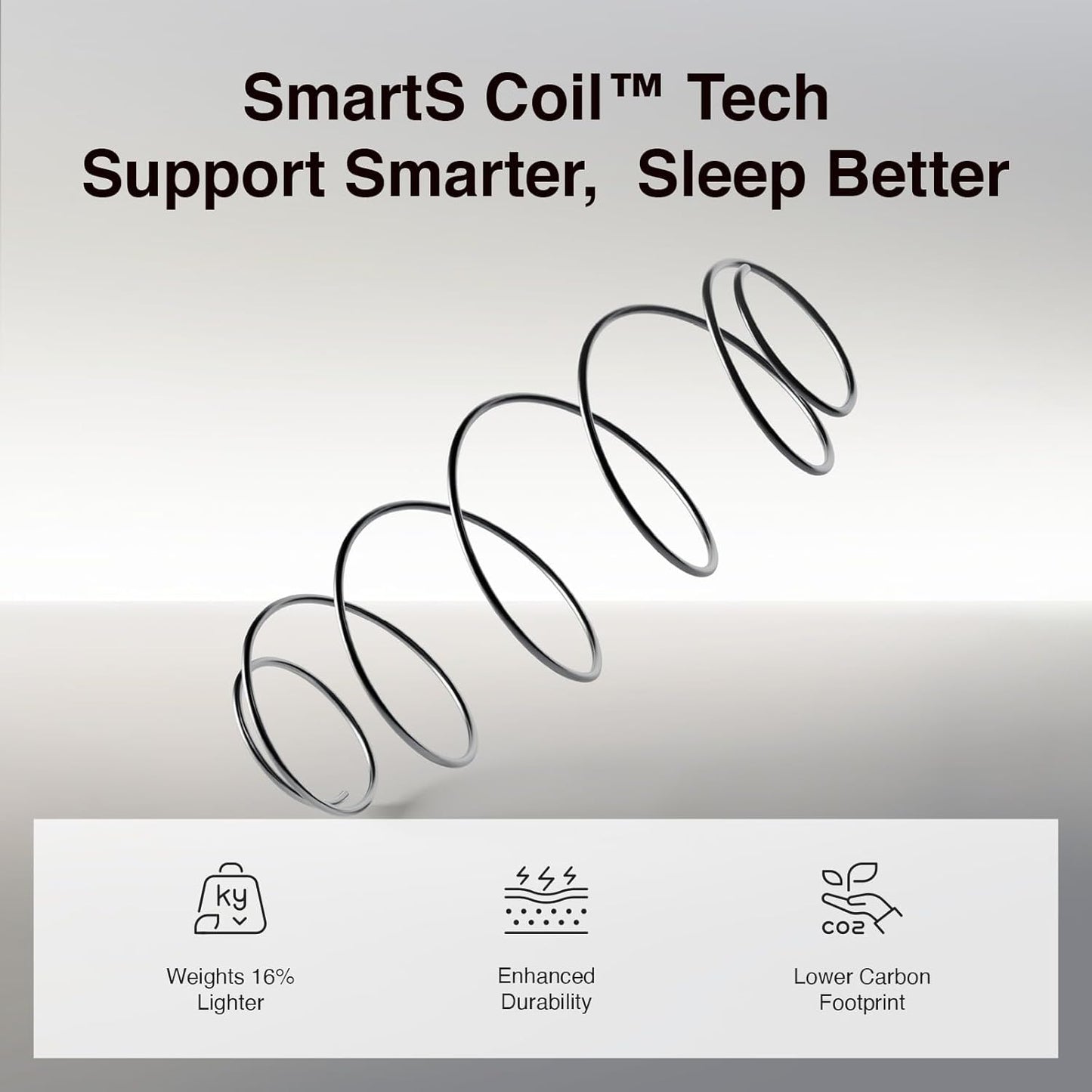 Novilla Queen Mattress, 8 Inch Queen Size Mattresses in a Box with Smarts™ Coil for Pressure Relief, Medium Firm Foam and Spring Hybrid Colchones with CertiPUR-US Certified for Kids