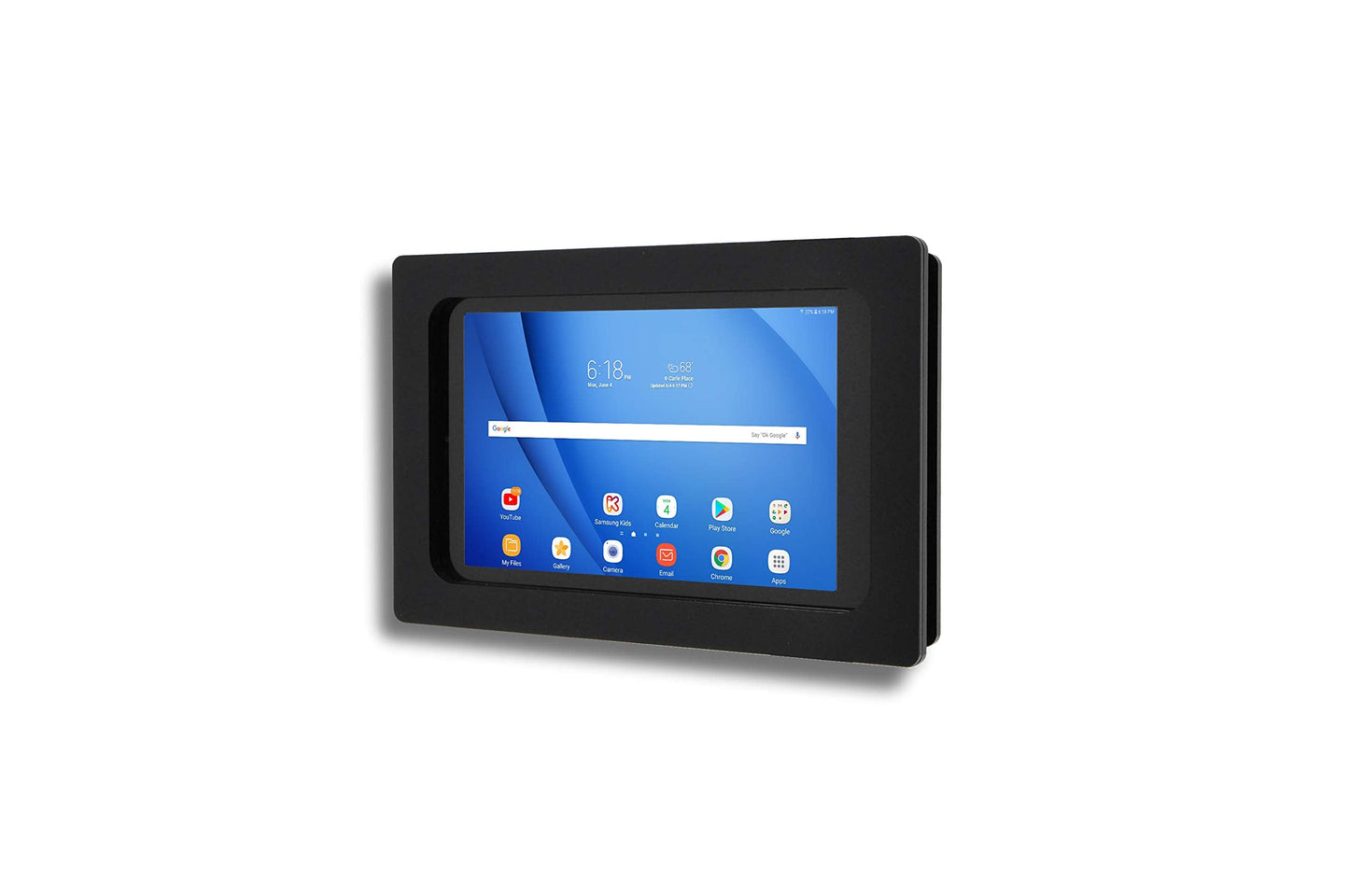 Tabcare Security Anti-Theft Acrylic Vesa Enclosure For Samsung Galaxy Tab S9+ S8+ S7+ 12.4  S7 Fe & S9 Fe+ With Wall Mount Kit (Black  Tab S9+ S8+ S7+ S7 Fe S9 Fe+ 12.4) -Like New