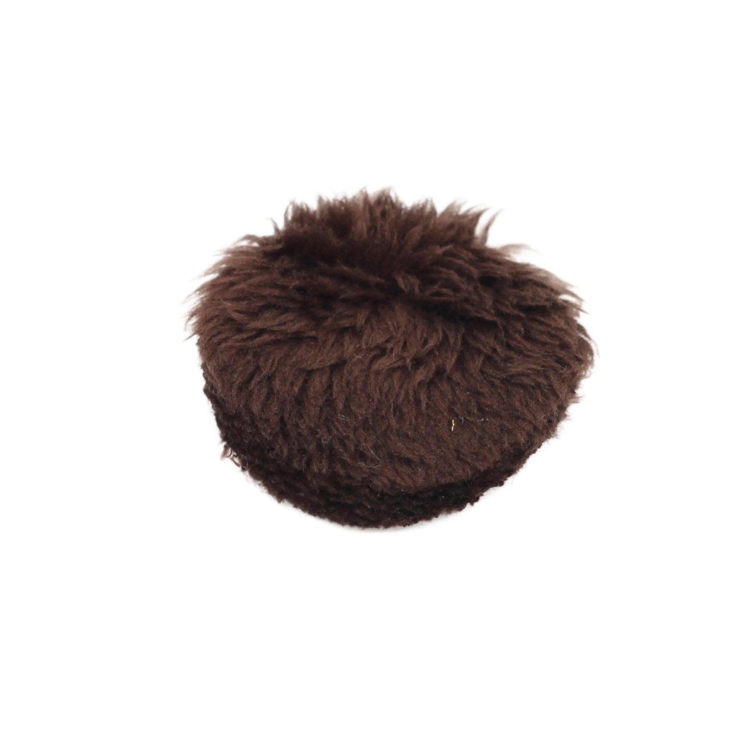 Ursa Plush Circles - 5Mm Length Short Fur Lav Covers. Reusable & Super Soft. 25Mm Diameter (100X Circles, Brown)