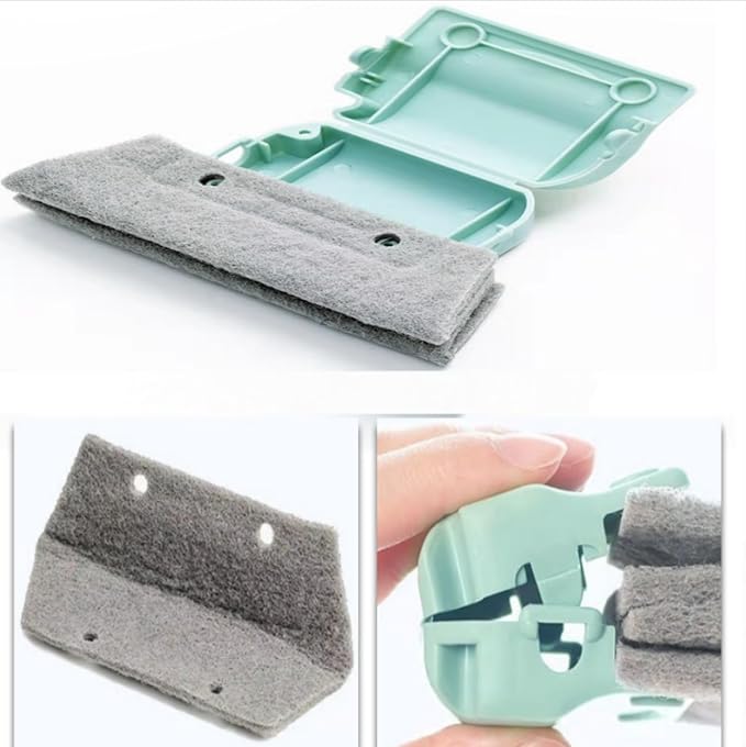 3Pcs Window Track Cleaner,Magic Window Track Cleaner,Suitable for Cleaning Small Spaces of Doors,Windows, and Tracks Window Sill Cleaner Tool