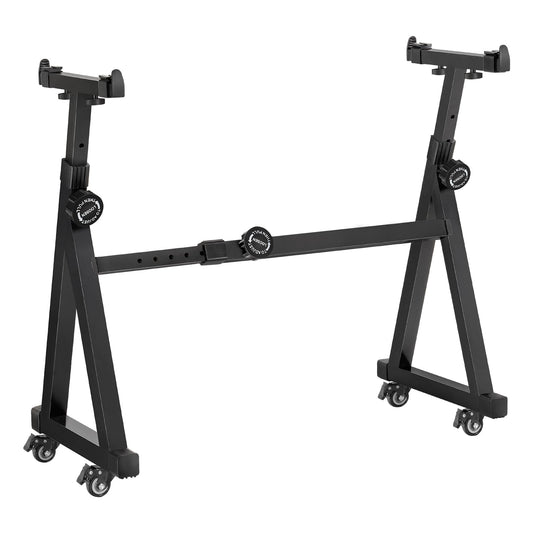 AODSK Keyboard Stand Heavy Duty- Z Style Adjustable and Portable Heavy Duty Piano Stand for Kids and Adults,Height and Width Adj